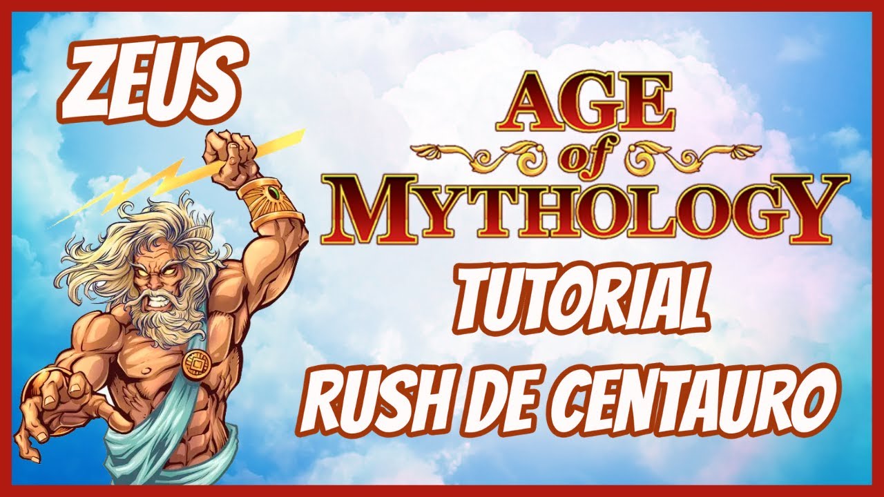 Age of Mythology- Extended Edition- Tutorial Zeus |Rush de Centauro| Gameplay em português PT-BR