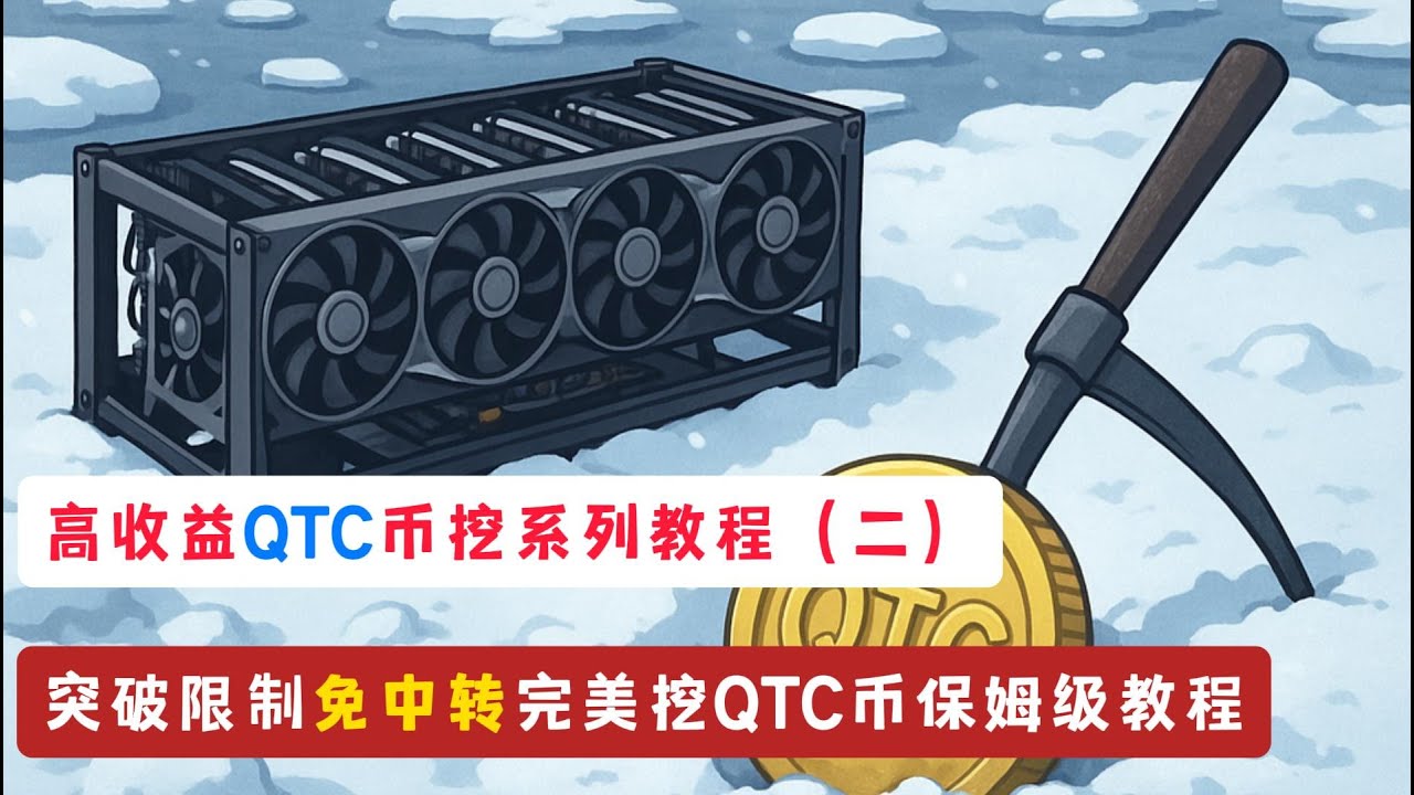 突破限制免中转直连矿池挖Qubitcoin(QTC)币保姆级教程，最新挖矿软件，显卡算力提升50%