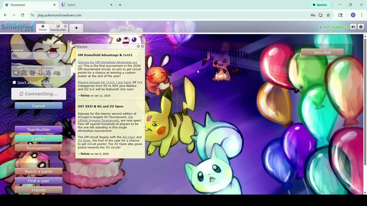 Pokémon Showdown: The Rage Fist Stream