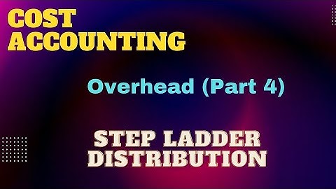 Overhead (Part 4) |  Secondary distribution  - Step distribution or step ladder method in tamil