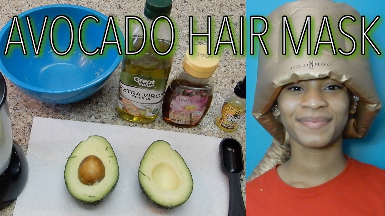 DIY Avocado Hair Mask + Demo YouTube
