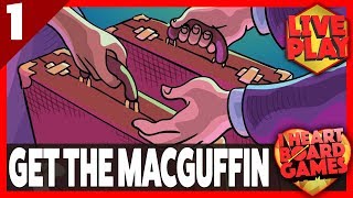 GET THE MACGUFFIN (Session 1, 4 Players) Live Board Game Session! I Heart Board Games!
