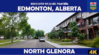 🌳 North Glenora, Edmonton, Alberta 🌳 4K Drive