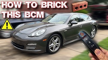 PORSCHE PANAMERA KEY PROGRAMMING KILLS BODY CONTROL MODULE / HOW TO FIX
