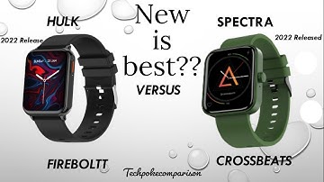 Crossbeats ignite SPECTRA vs Fireboltt hulk • Best watch with max features 2022 #techpoke