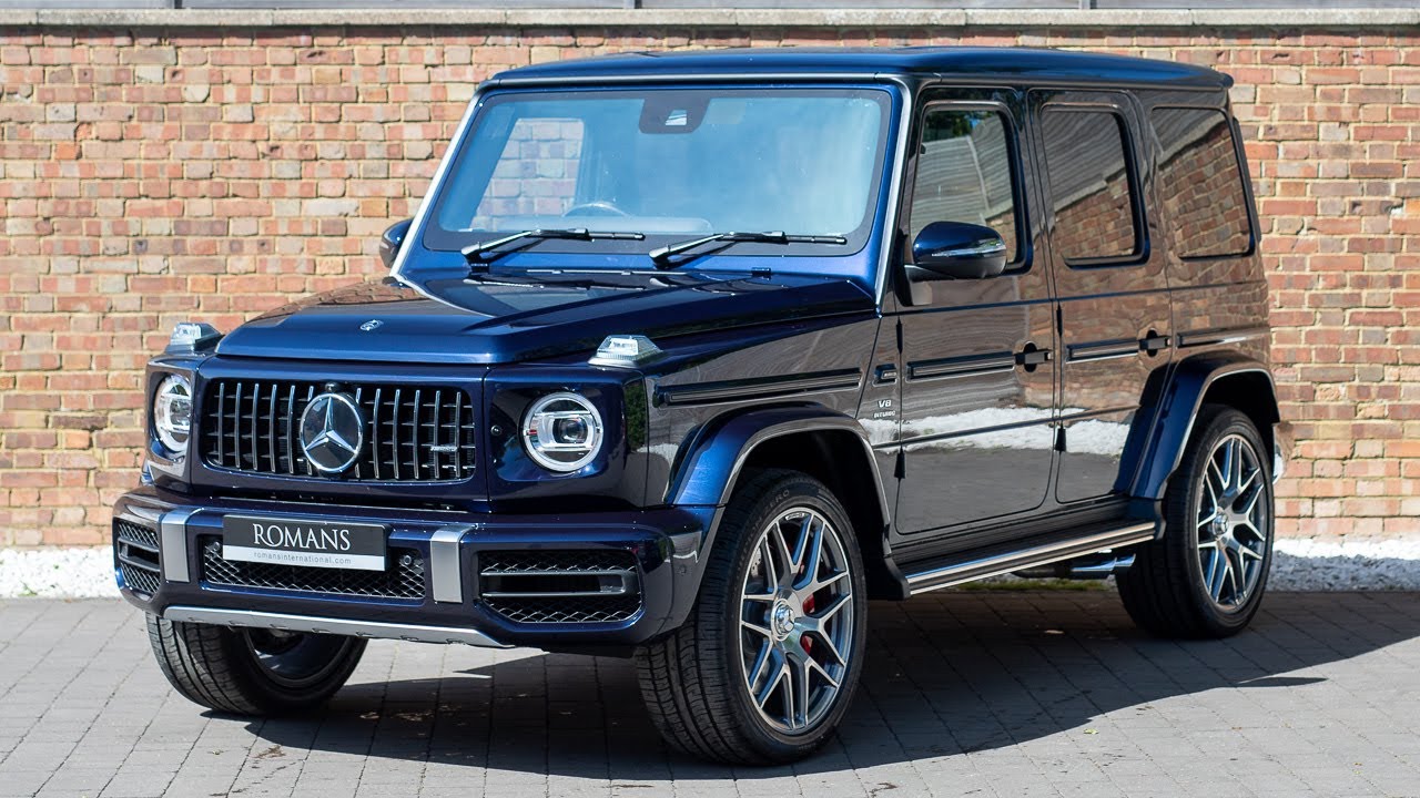 2019 Mercedes AMG G63 - Cavansite Blue Metallic - Walkaround, Interior ...