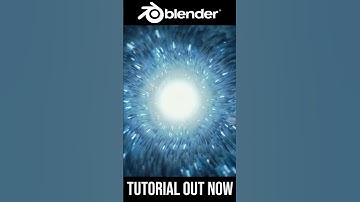 Epic Abstract Light Tunnel in Blender #shorts #blender