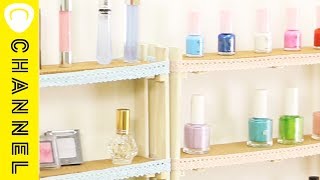 可愛く飾れる♡「ネイル収納棚」