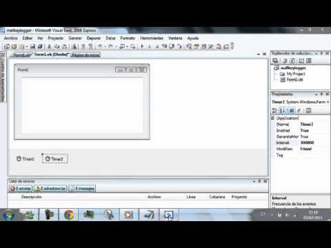 Como crear un keylogger por email vb 2008 [ http://mrware.net ]