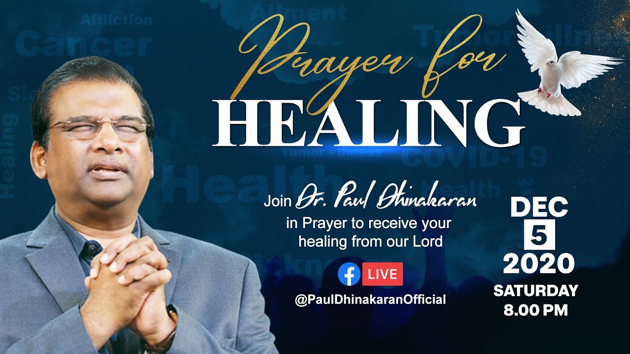 🔴Live Prayer for Healing Dr. Paul Dhinakaran YouTube