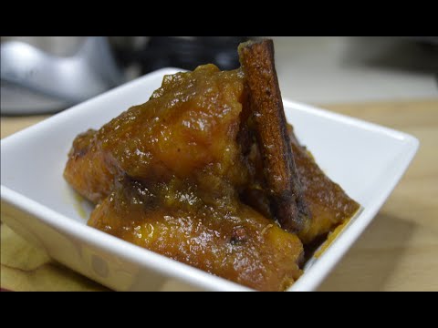 platano maduro al caldero receta