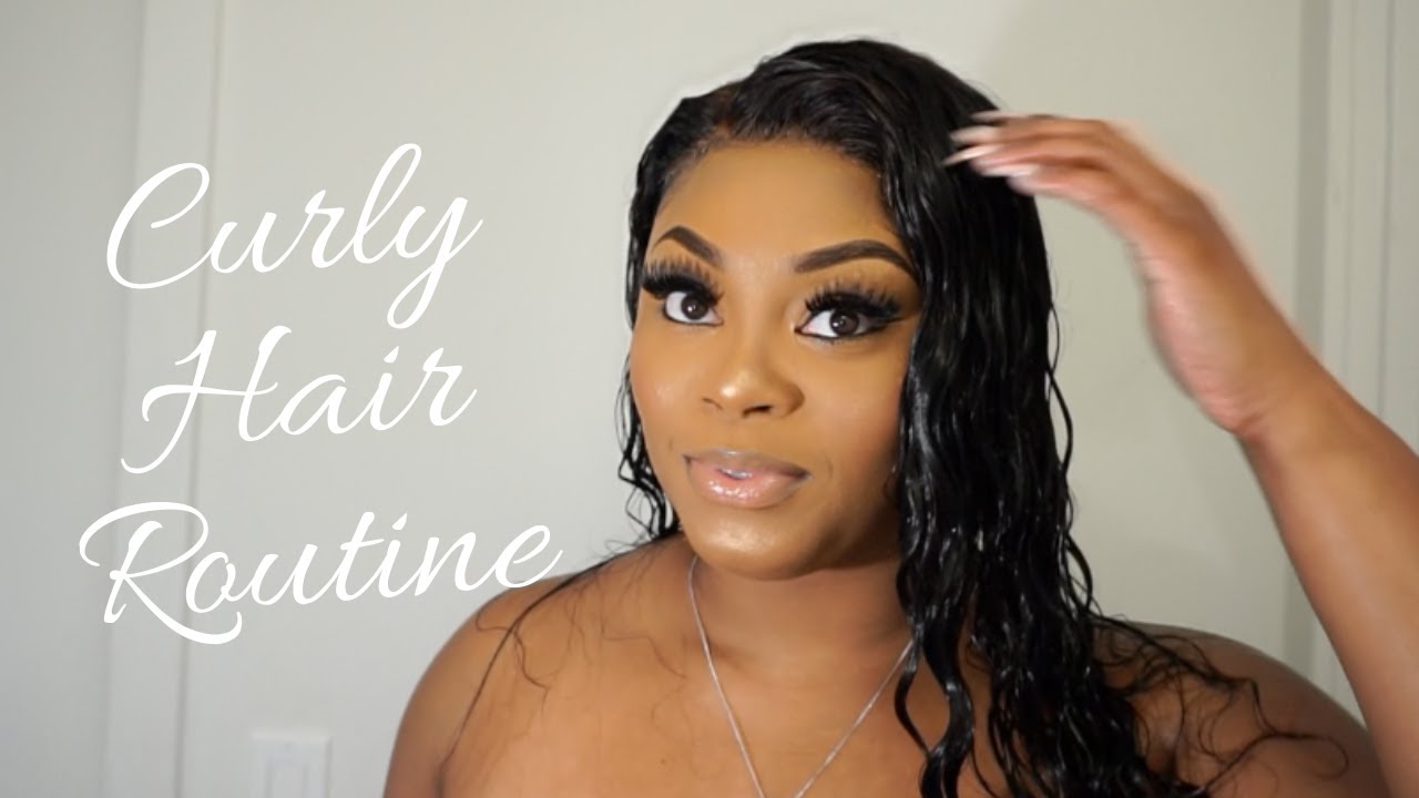 CURLY HAIR ROUTINE **MUST WATCH ** ALI PEARL HAIR