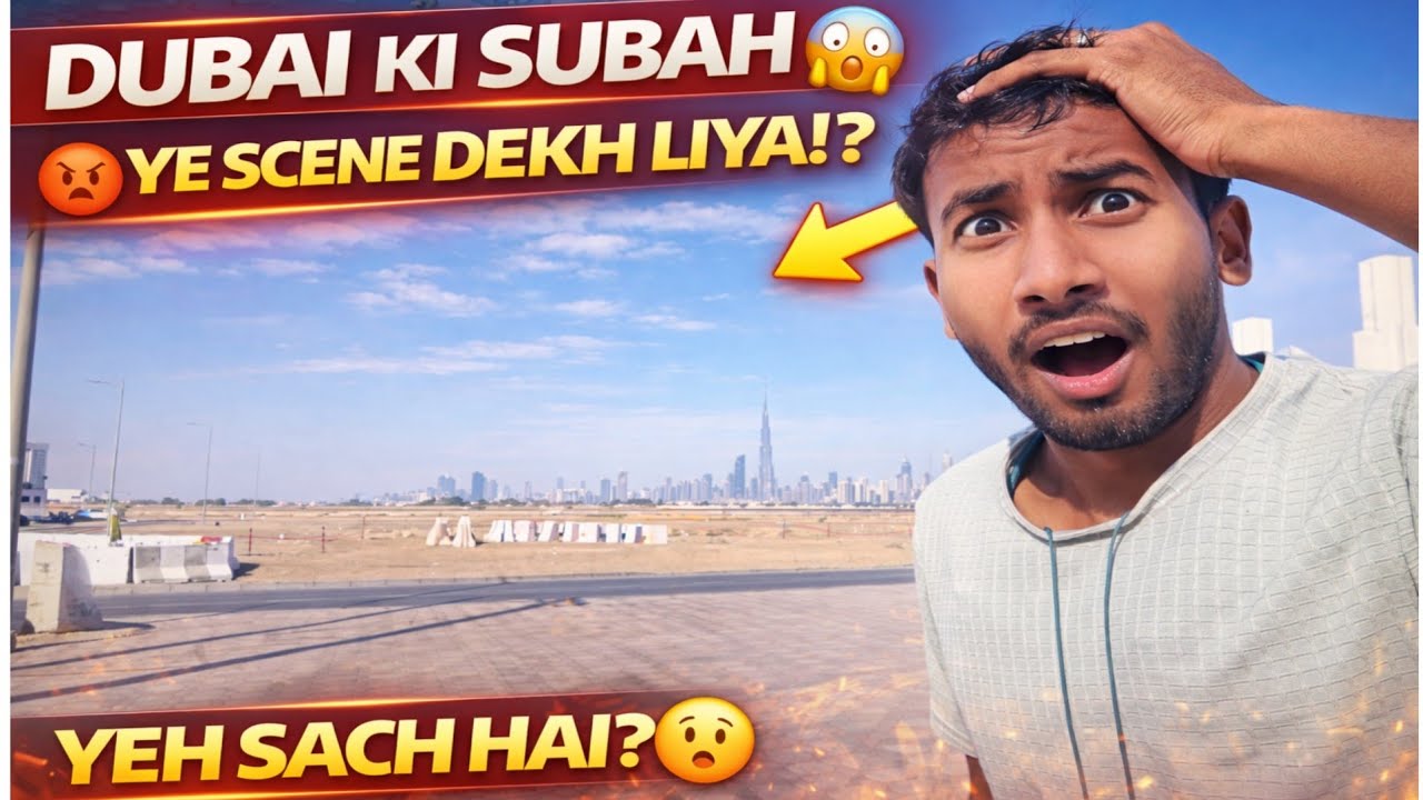 Dubai Ka Morning View 😱 | Subah Ka Scene Dekh Kar Shock Ho Gaya | Dubai Vlog