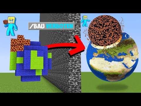 Ich CHEATE mit VERBOTENEN CHEATS in einer MINECRAFT Bau Challenge