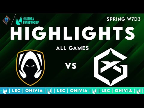 TH vs GX ALL GAMES Highlights | LEC Spring 2025 | Team Heretics vs GIANTX by Onivia