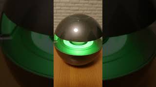 mini Bluetoothスピーカー【LEDライト付き/マイク内蔵/贈り物に最適】ワイヤレス小型スピーカー（グレー）
