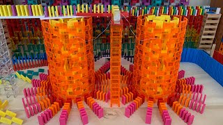 Thrilling 13,000 Domino Setup