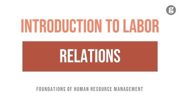 Introduction to Labor Relations