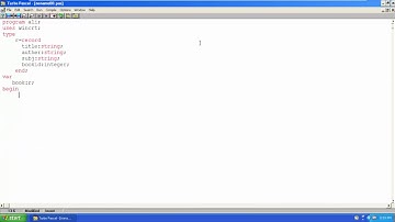 القوائم بلغة باسكال pascal records