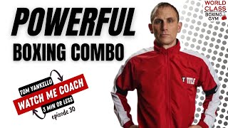 Powerful Boxing Combination - Watch Me Coach Boxing