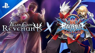 Fallen Legion Revenants - BlazBlue Crossover Costume Launch Trailer | PS4