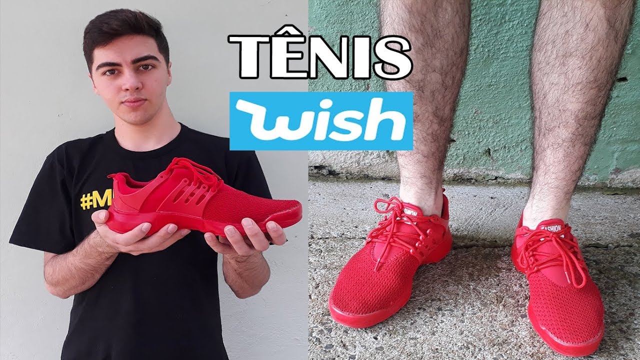 tamanho tenis wish