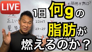 脂肪って1日何g燃えるのか？