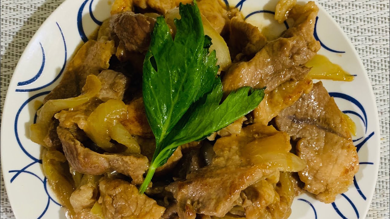 Stir Fry Pork In Char Siu Sauce - YouTube