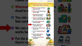 How to Master the Subordinating Conjunction WHEREVER (Place) | English Grammar | Speaking Practice