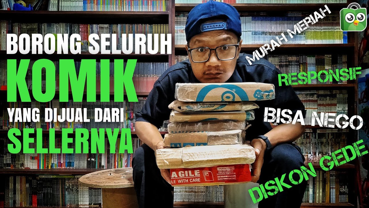 UNBOXING KOMIK MURAH INDONESIA LANGKA NEMU DI TOKOPEDIA