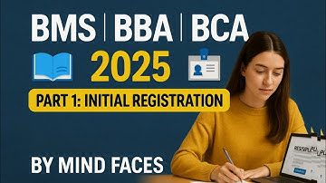 ⏳Maharashtra BMS BBA BCA CET 2025 - PART 1 Complete Video! #cet #mhtcet #education