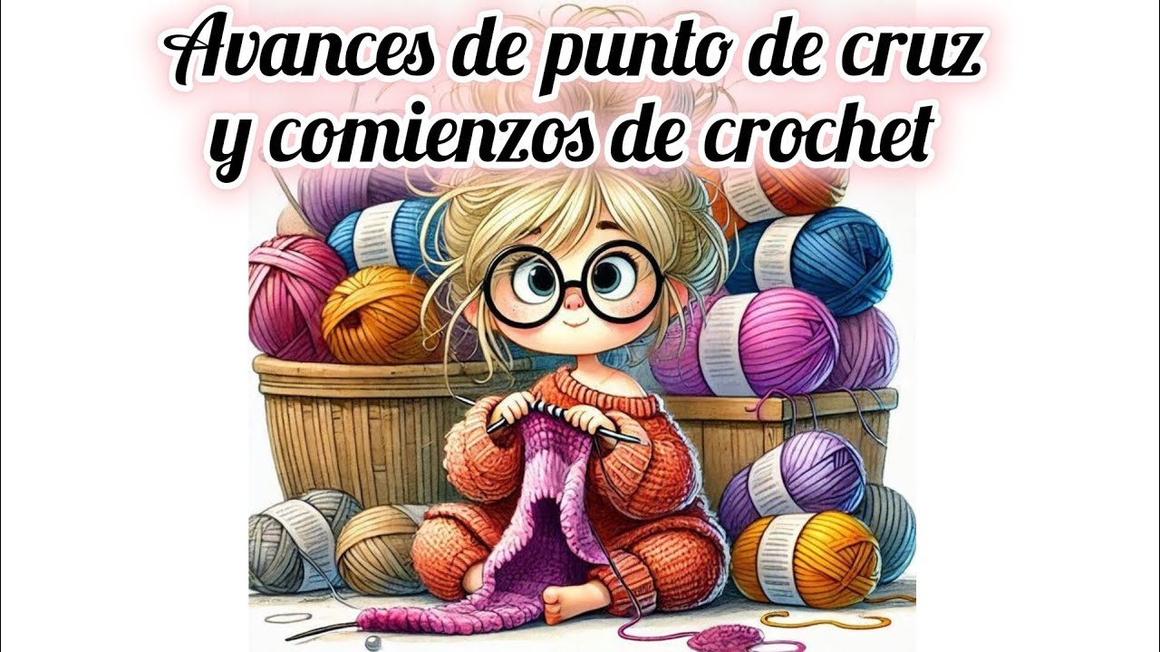 Avances semanales de punto de cruz y comienzos de ganchillo+ compras de AliExpress 