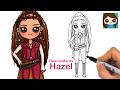 How to Draw Hazel Hook | Disney Descendants Wicked Wonderland
