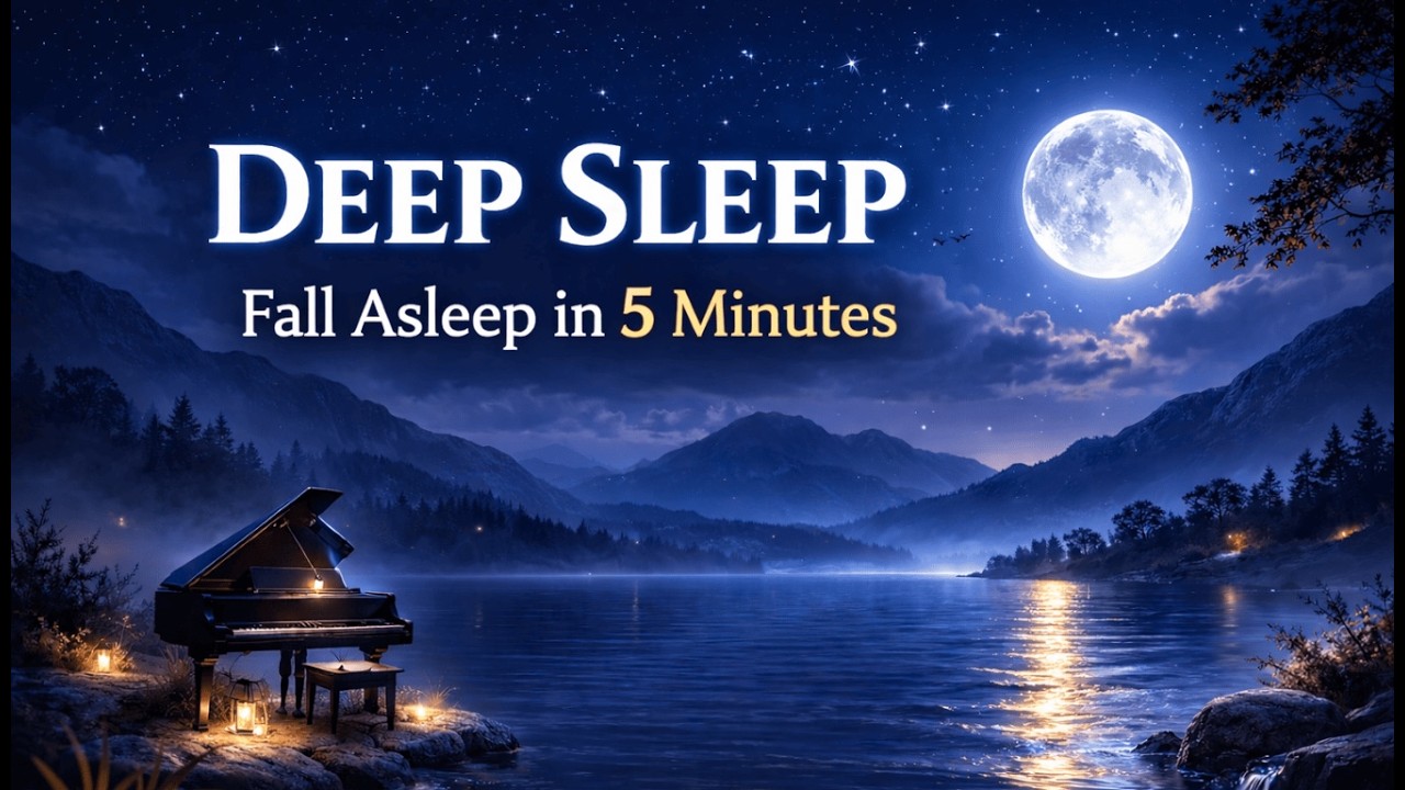 DEEP SLEEP Music 🌙 Fall Asleep in 5 Minutes | Relaxing Night Ambient (3 ...