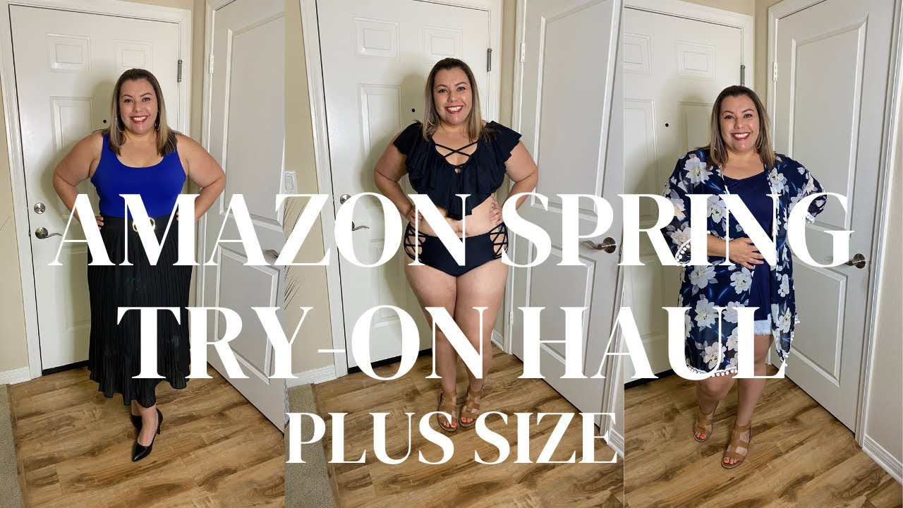 Amazon Spring try-on Haul | Spring Plus size fashion | Involand | S