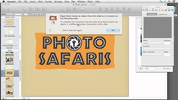 Keynote Presentations: How to Animate Items Between Slides
