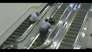 A family is suing Alaska Airlines after an elderly woman fatally fell down an escalator