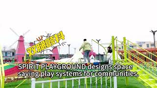 Accessible Family Playground with Linked Transfer Routes