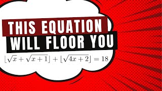 this equation will floor you | 2004 Uzbekistan Math Olympiad