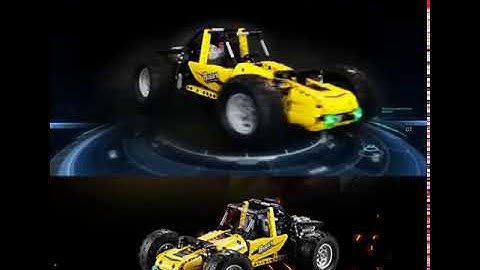 PUBG Buggy Technic Building Blocks Bricks City RC All Terrain Off-Road Climbing Trucks