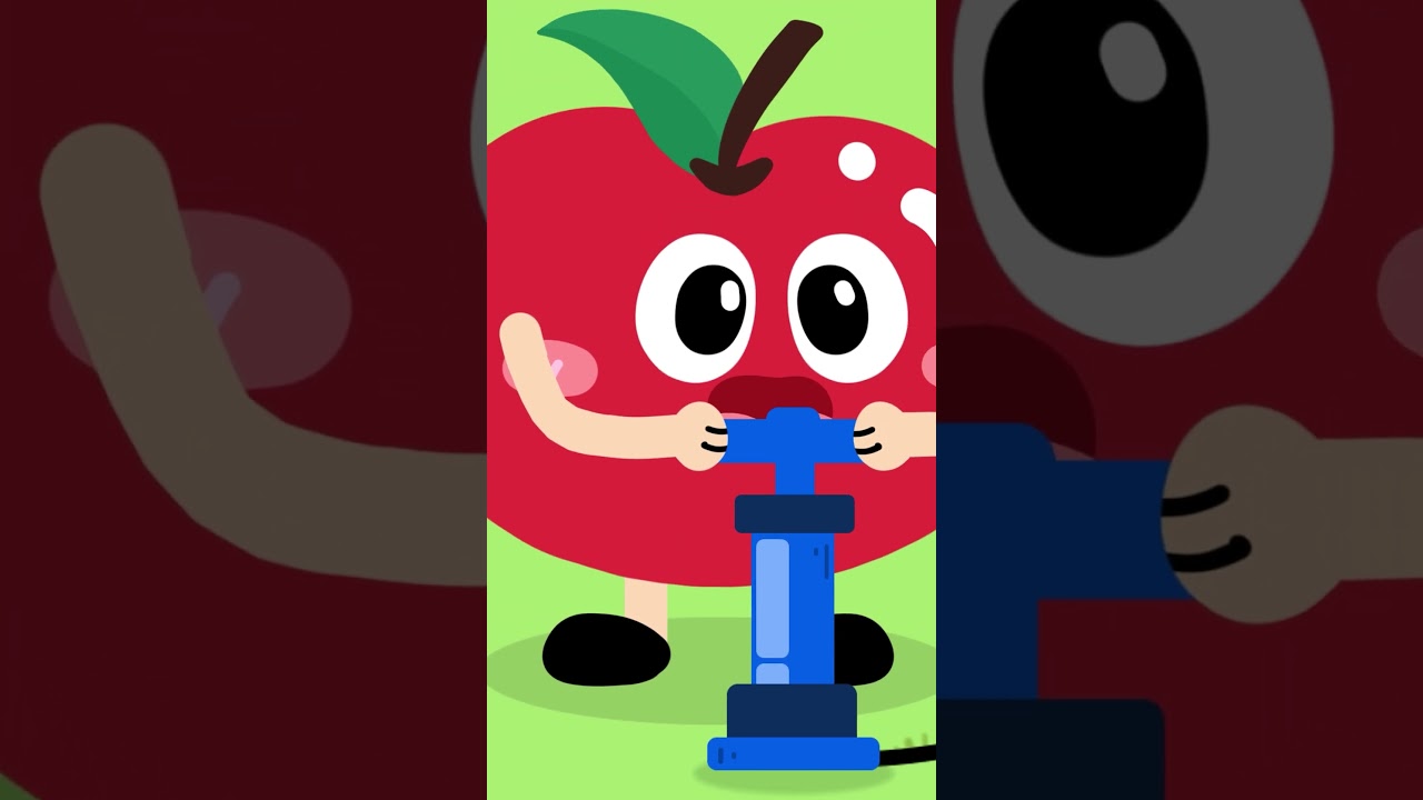 💥Pump! Pump! I on 🍦! #kidslearning #colors #fruits #abc #alphabet #englishlearning