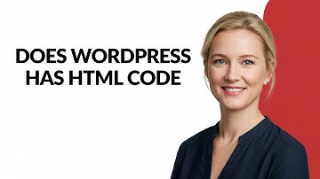 Does Wordpress Has Html Code - Julia
