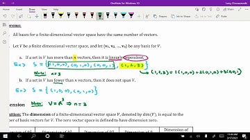 Math 230: Dimension! (Video Lesson!)
