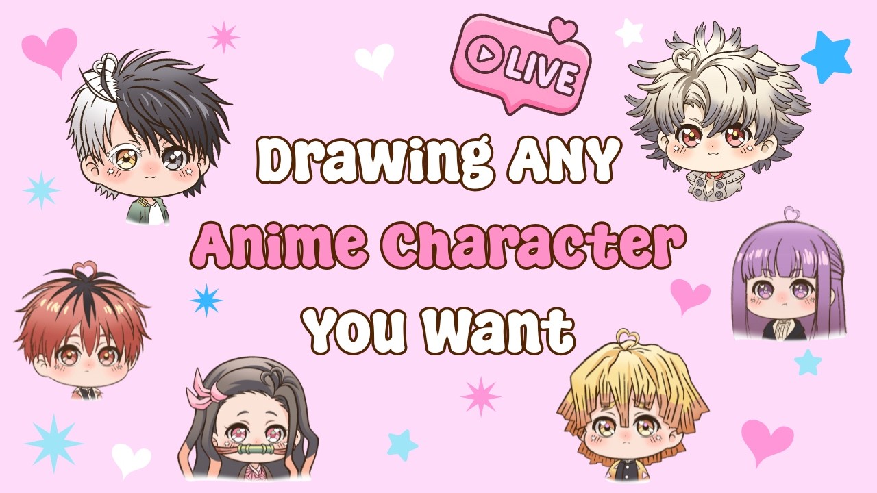 Drawing ANY Anime Character You Want LIVE! 💝 Cozy Art Stream