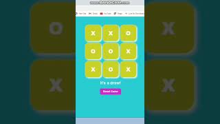 A simple Tic Tac Toe game using HTML5, CSS and JavaScript ❤️ screenshot 3