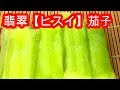 【翡翠茄子】　新緑色の出し方　作り方