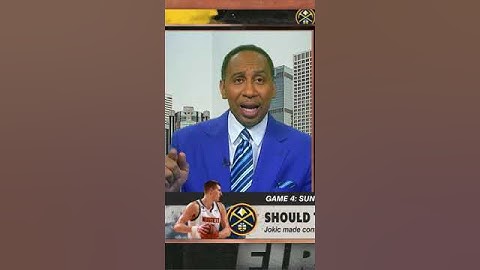 Stephen A. thinks he should take acting lessons after watching the Jokic & Ishbia incident 😬 #shorts