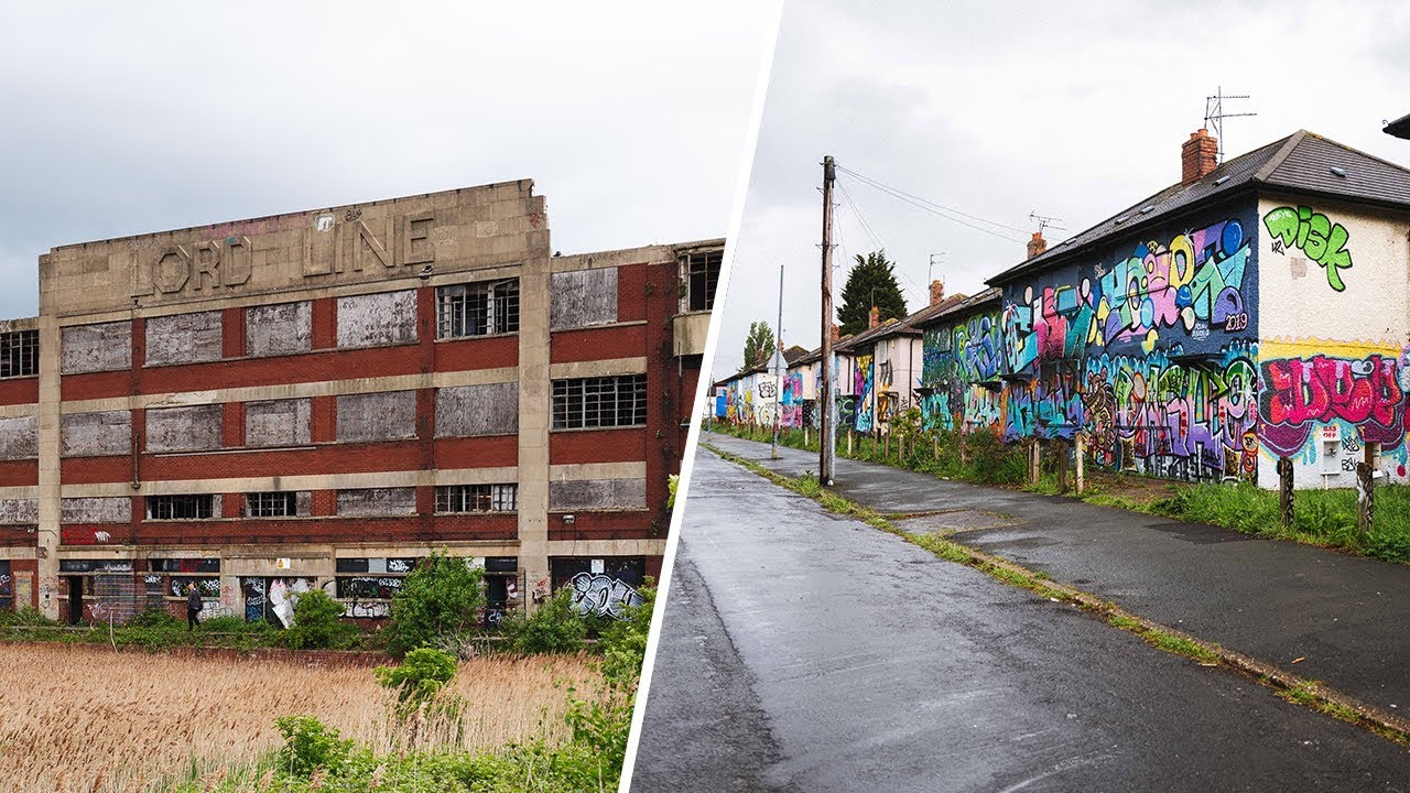 Abandoned Lordline Factory and Preston Road Housing Estate in Hull