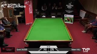 David Causier vs Robert Hall | Final | Welsh Open 2021 | World Billiards