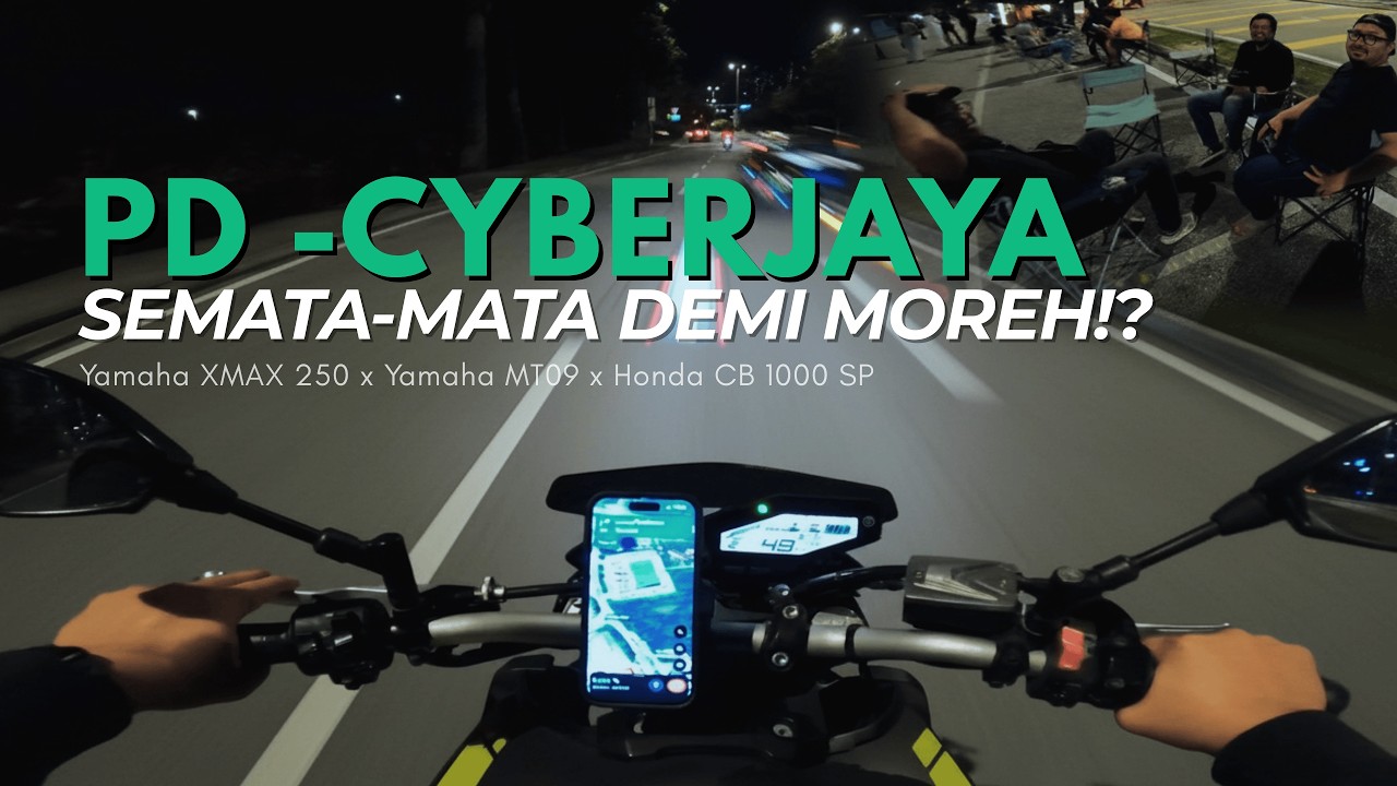 Sanggup Ride Jauh Semata-mata Nak Moreh (PD - Cyberjaya) | Yamaha MT09 🇲🇾